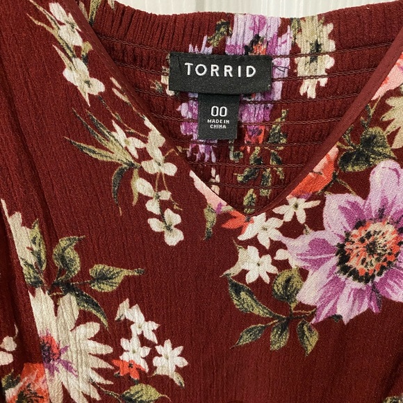 Torrid Floral V-Neck Dress - Picture 5 of 5